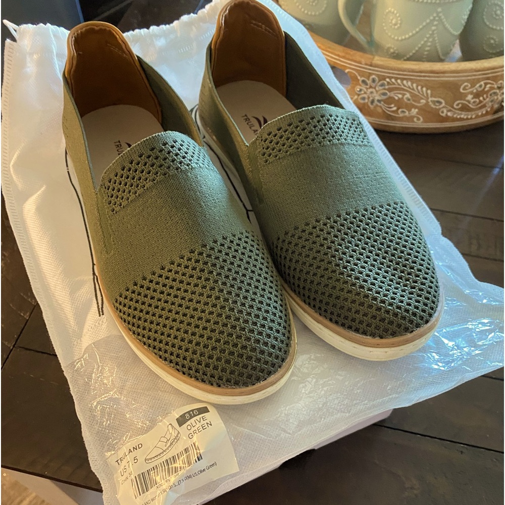 Truland open knit slip-on sneakers/loafers